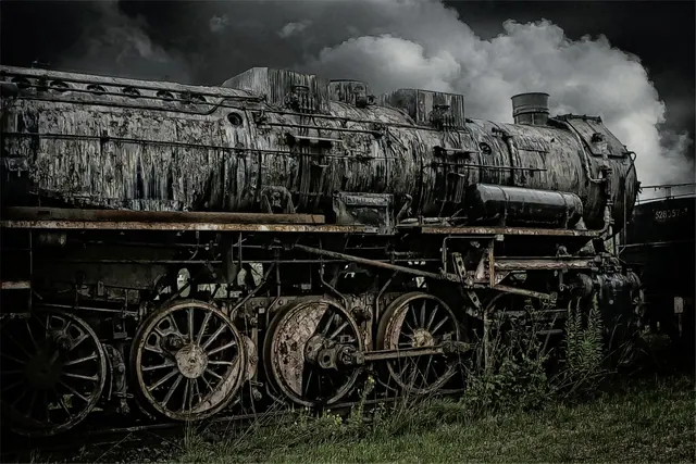 train, railway, old, abandoned, outdated, railroad, rail track, rail, locomotive, steam locomotive, railway locomotive, train, train, train, train, train